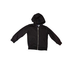 The Childrens Place Hoodie Jacket Unisex 4T Black Full Zip Classic Casual‎